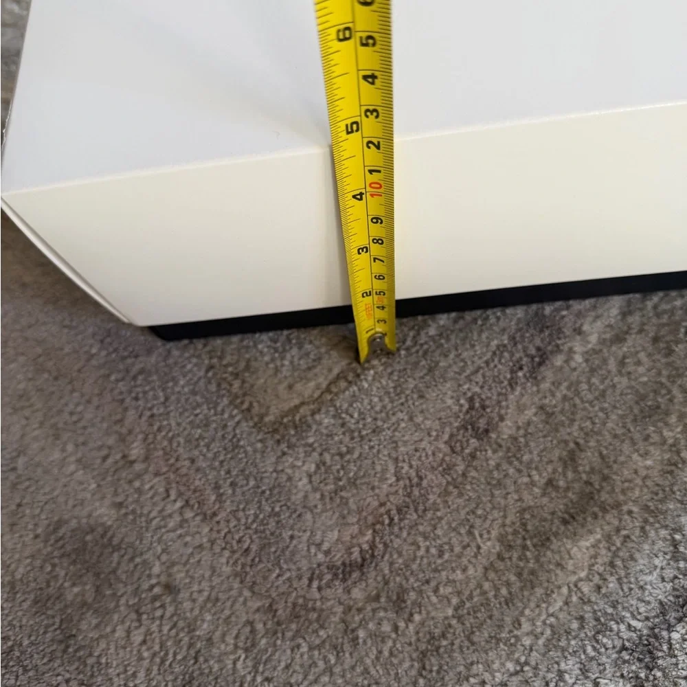 Saks Fifth Avenue Elegant White Gift Box with ribbon new